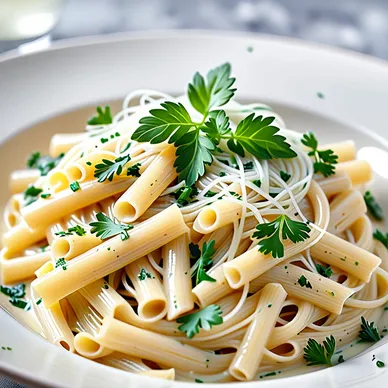 Creamy Angel Hair Pasta in Milk Sauce