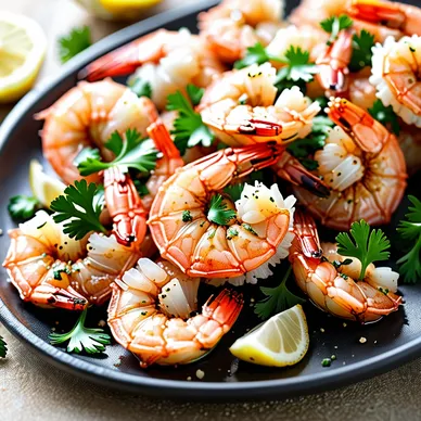 Crispy Pan-Fried Garlic Shrimp