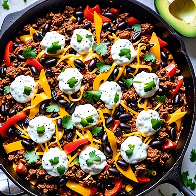 Easy One-Pan Taco Skillet Dinner