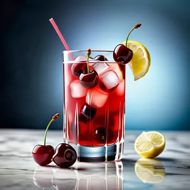 Refreshing Cherry Vodka Sour Cocktail Recipe