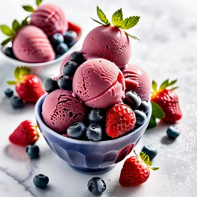 Refreshing Triple Berry Sorbet